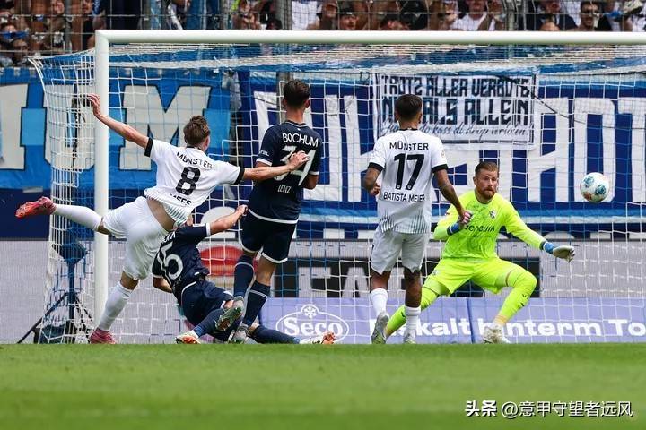 汉诺威队在比赛中踢得十分出色